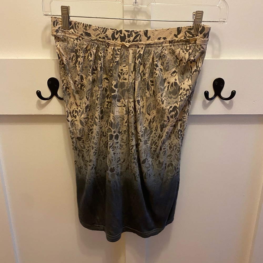 Silence + noise strapless top